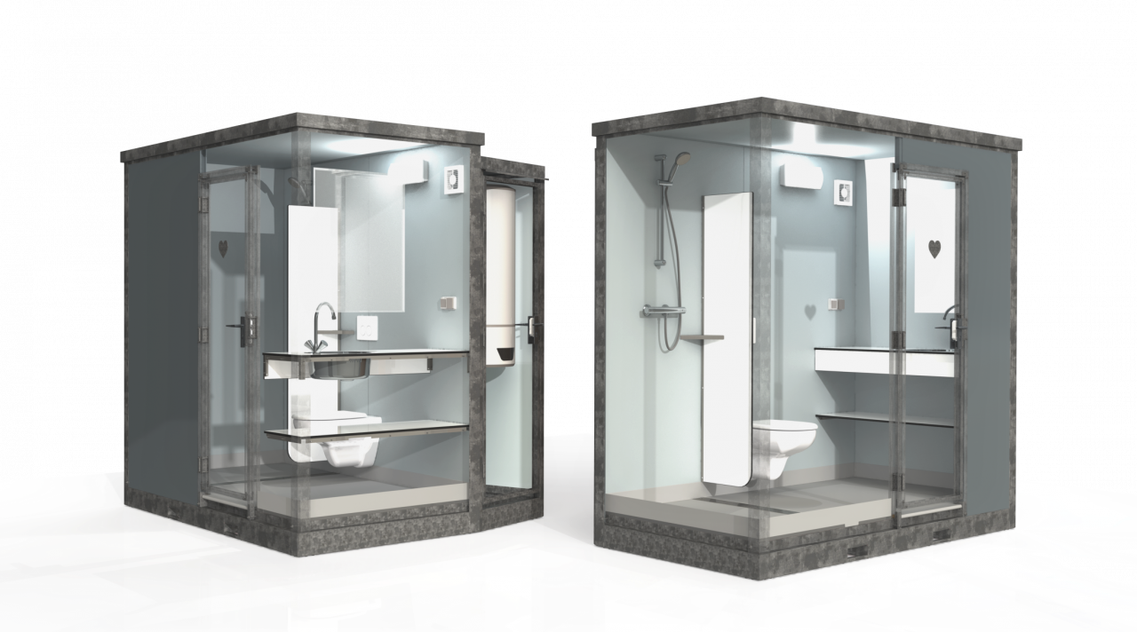 Enkele cabine - rechts